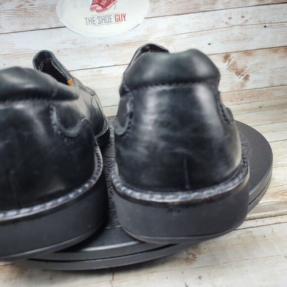 ECCO Seattle Loafers Men Size 11 Black Leather Comfort Slip On Shoes Extra Width main image 5